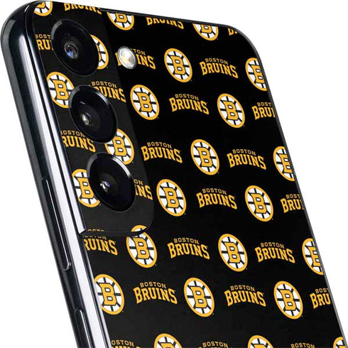NHL Boston Bruins Pattern Galaxy S22 Skin